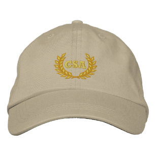 CSA with laurel (Embroidered) Embroidered Hat