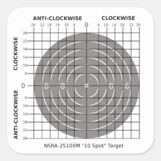 CSBTR BM Adjustments Square Sticker