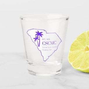 CSCMC Purple Logo Shot Glass
