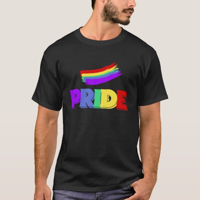 CSD LGBTQIA Parade Acceptance Ally Flag Love Proud T-Shirt (Front)