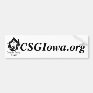 CSG Classic Bumper Sticker