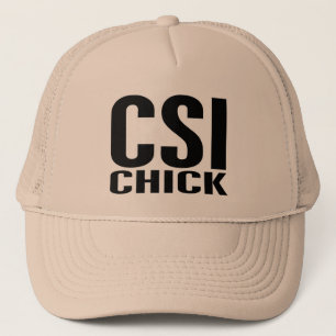 CSI Chick 1 Trucker Hat