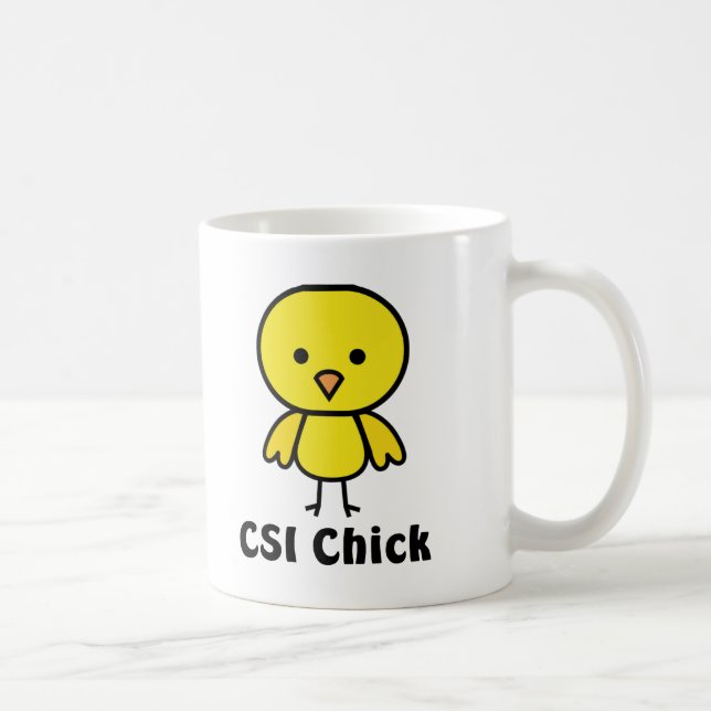 CSI Chick Coffee Mug (Right)