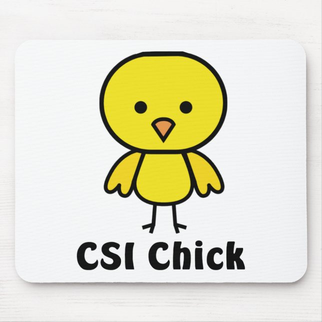 CSI Chick Mouse Mat (Front)