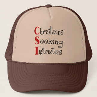 CSI Christian Acronymn Trucker Hat