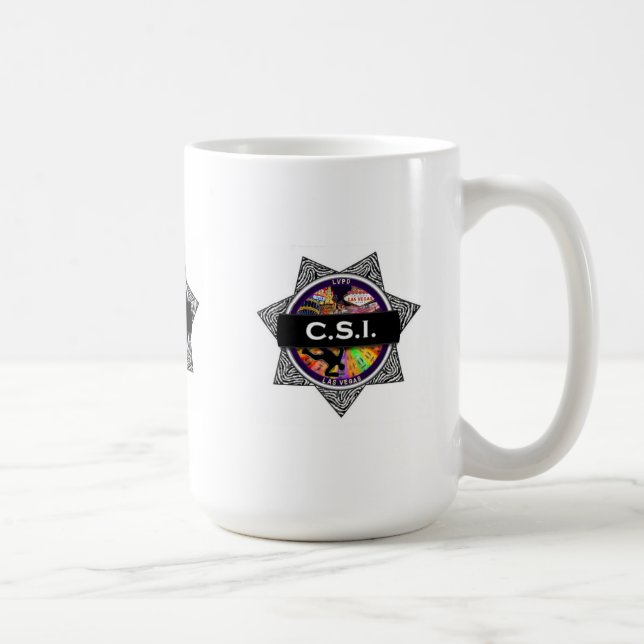 CSI Las Vegas TV Show Mug Gift (Right)