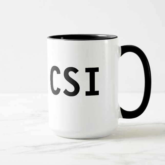 CSI Mug (Right)