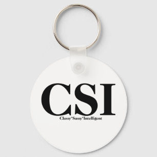 CSI T-shirts and Gifts. Key Ring