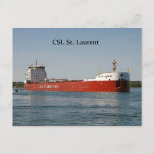 CSL St. Laurent post card