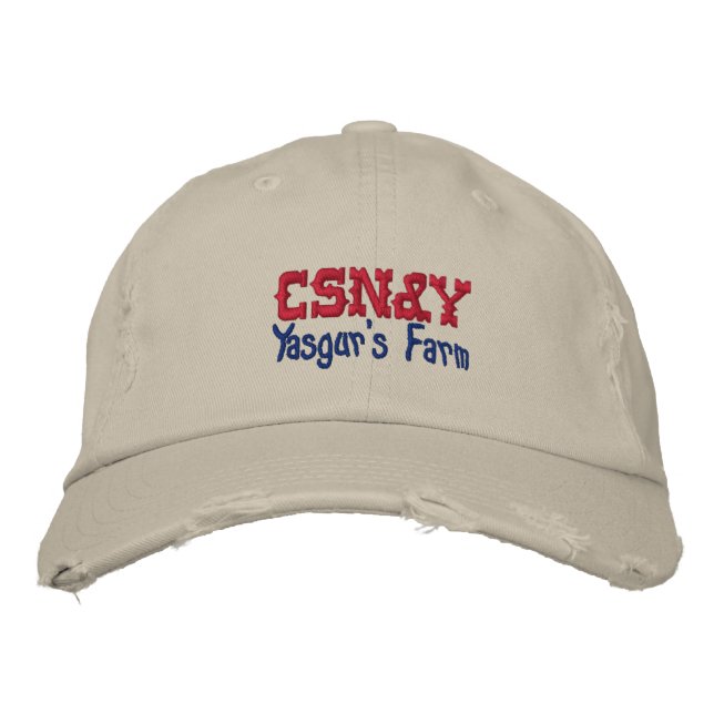 CSN&Y Yasgur's Farm Embroidered Hat (Front)