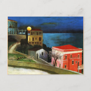 Csontvary - Full Moon in Taormina (detail) Postcard