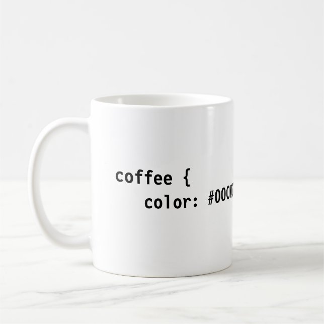 CSS Coffee Mug (Left)