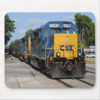 CSX 2696 leads Westbound CSX C729 Mouse Mat