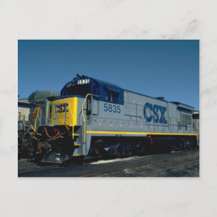 CSX GE B36-7 POSTCARD