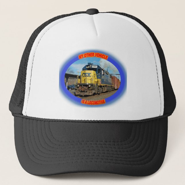 CSX Locomotive Trucker Hat (Front)