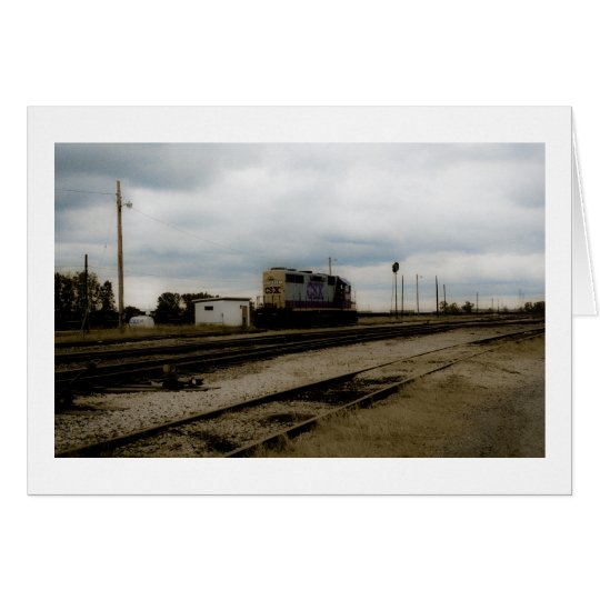 CSX Railroad Dieesel Yard Engine Toledo, OH Card