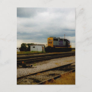 CSX Railroad Dieesel Yard Engine Toledo, OH Postcard