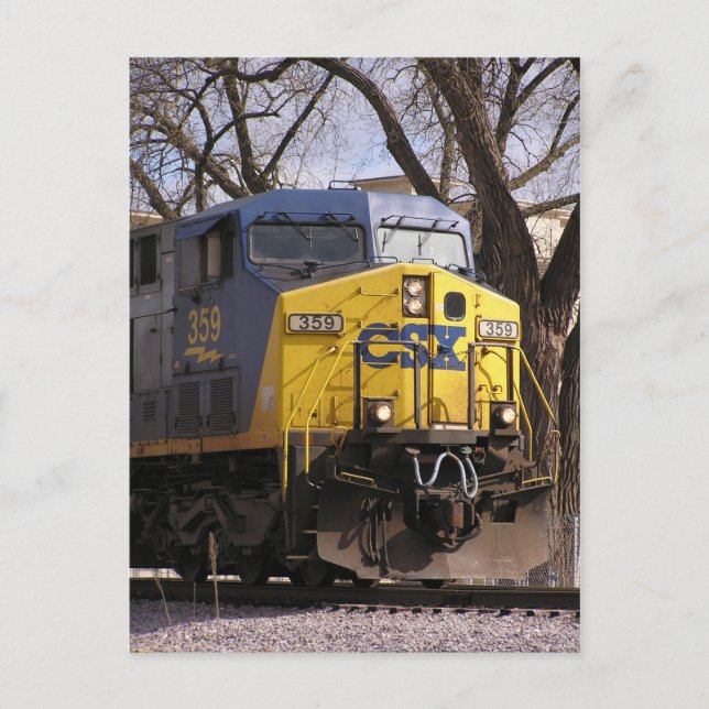 CSX Train Postcard (Front)