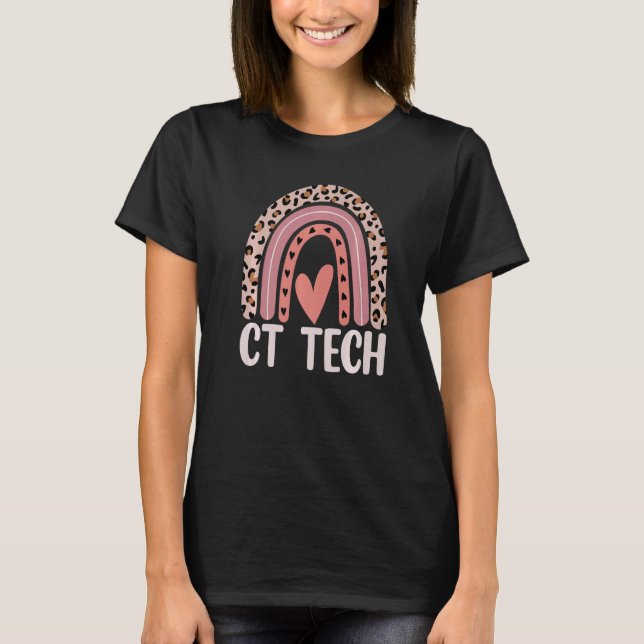 CT Tech Computed Tomography Technologist Radiology T-Shirt (Front)