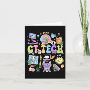 Ct Tech Happy Easter Day Hoppy Ct Scan Technologis Card