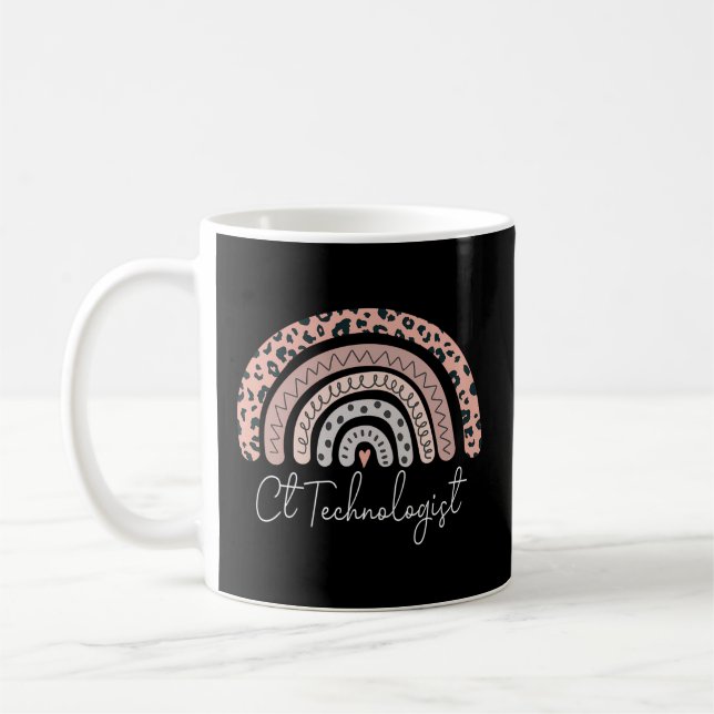 Ct Technologist Rainbow X-Ray Mri Tech Radiology T Coffee Mug (Left)
