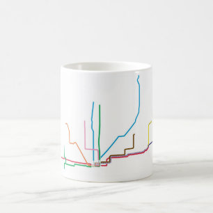 CTA "EL" Map Mug