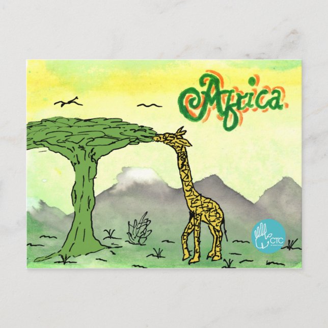 CTC International - Giraffe Postcard (Front)