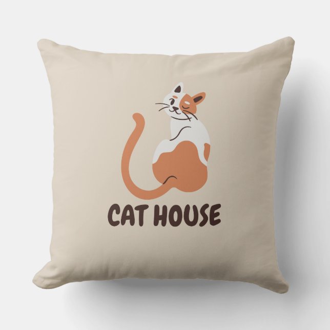 cte cat design cushion (Front)