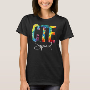 Cte Squad Tie Dye Appreciation Day Hello Back To S T-Shirt