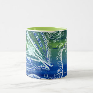 Ctenophora Two-Tone Coffee Mug