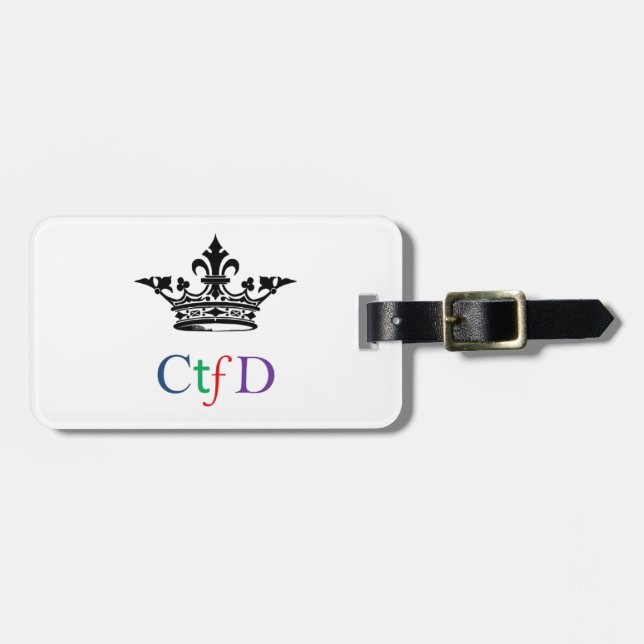 CTFD luggage tag (Front Horizontal)