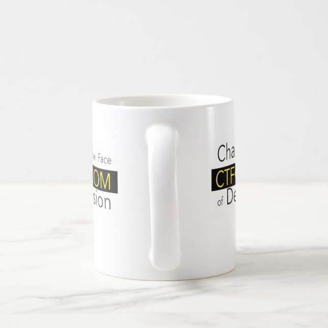 CTFOD Change The Face of Depression Banner 2 Mug  (Handle)