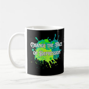 CTFOD Splash Mug – Black with Blue & Green Paint