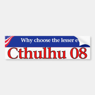 Cthulhu 08 bumper sticker