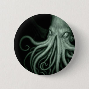cthulhu 6 cm round badge