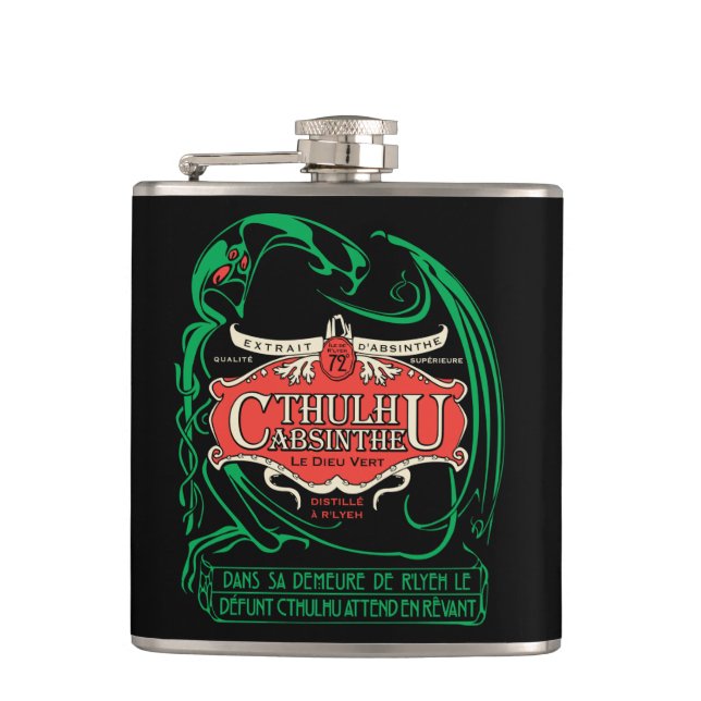 Cthulhu Absinthe flask (Front)