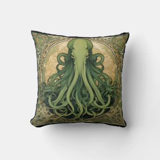 Cthulhu Art Nouveau Cushion