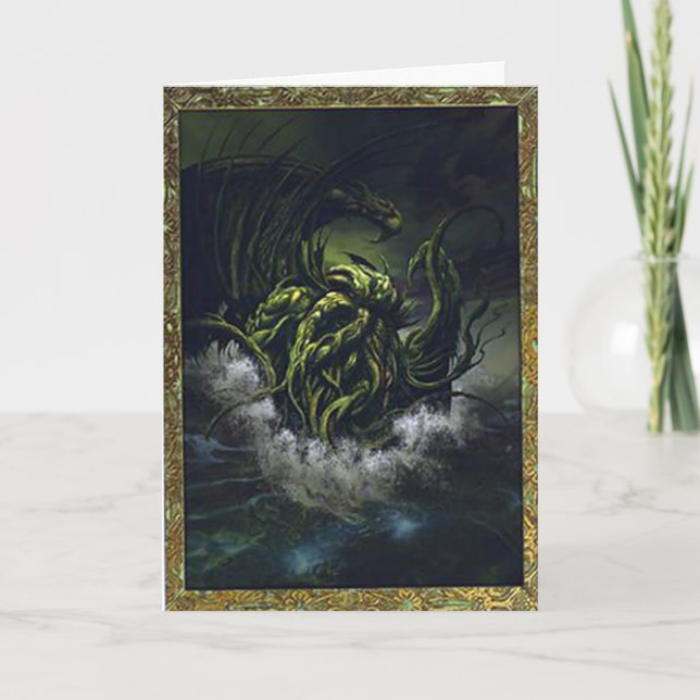 Cthulhu Birthday Card (Front)