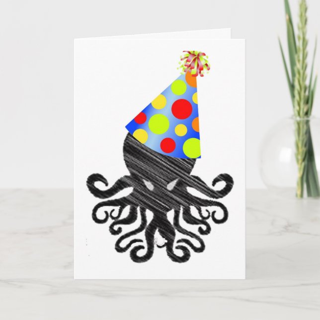 Cthulhu Birthday Card (Front)