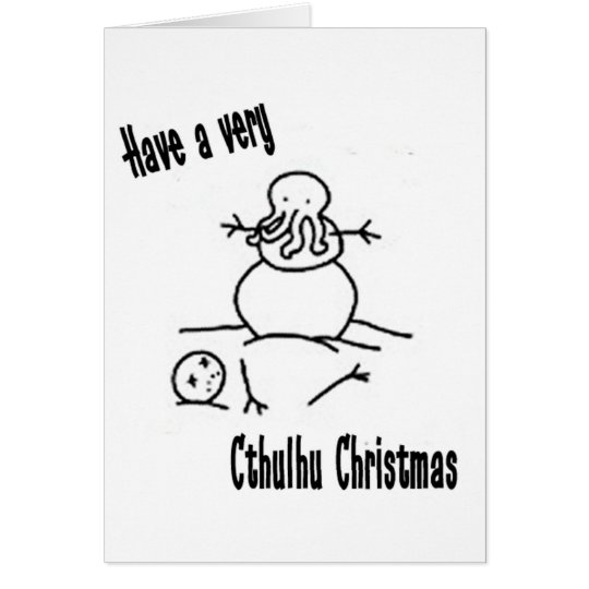 Cthulhu Christmas Card