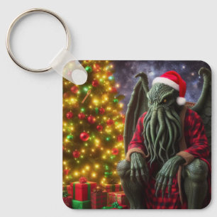 Cthulhu Christmas Creepmas Merry Cthulhumas Key Ring
