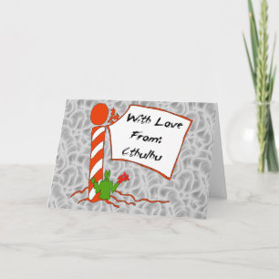 Cthulhu Christmas Holiday Card
