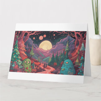 Cthulhu Christmas Spirits- The Ghost of Squalloriu Card