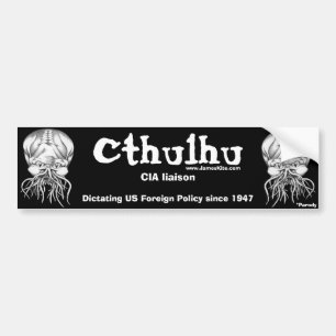Cthulhu: CIA liaison Bumper Sticker
