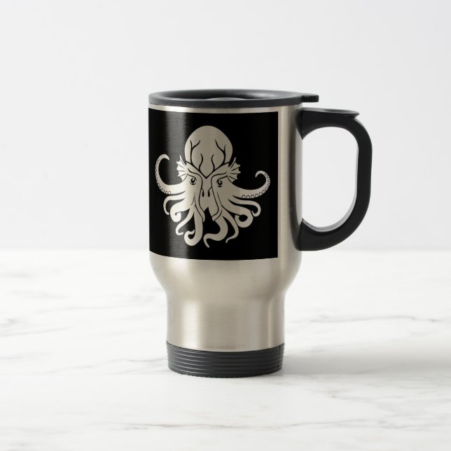 Cthulhu Fhtagn Travel Mug (Right)