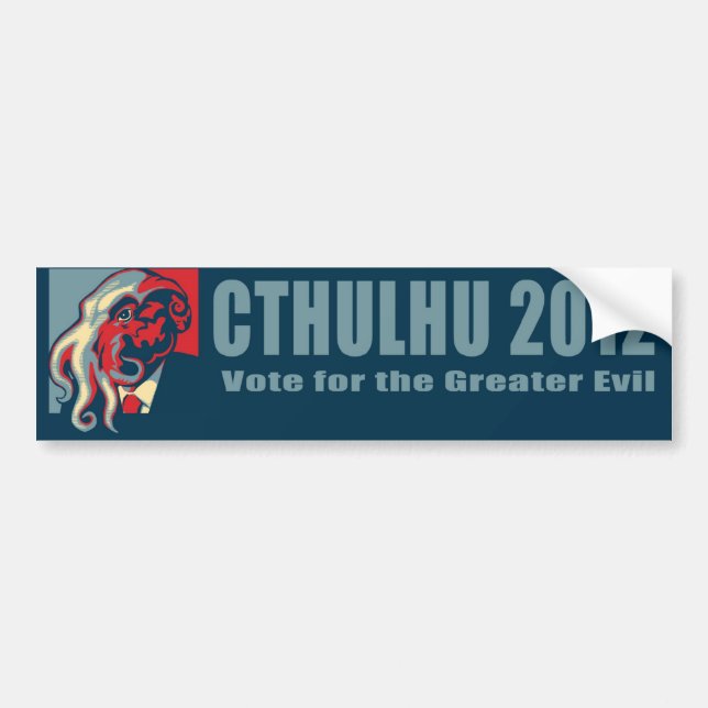 Cthulhu for President-2012 Bumper Sticker (Front)