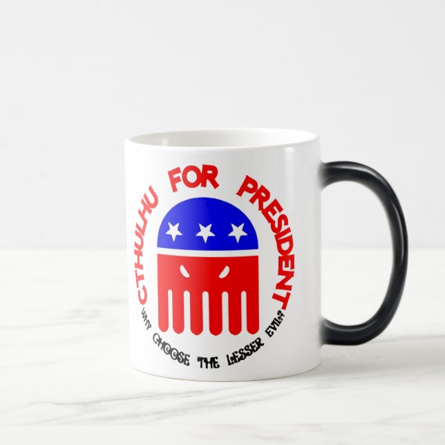 Cthulhu  For President Magic Mug (Right)