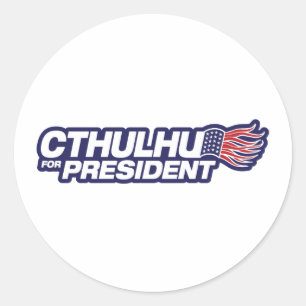 Cthulhu for President Sticker