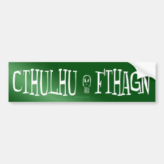 Cthulhu Fthagn Bumper Sticker