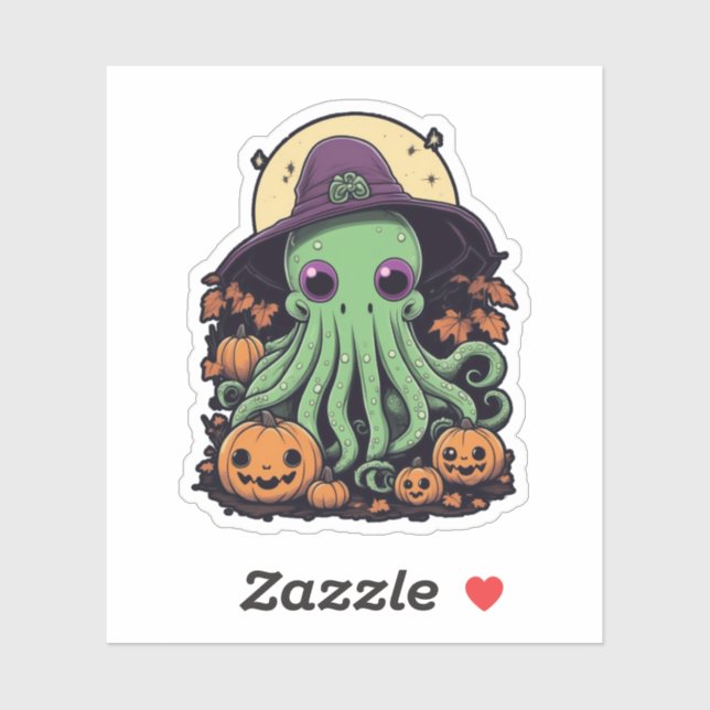 Cthulhu Halloween Madness - Kawaii Purple Witch (Sheet)